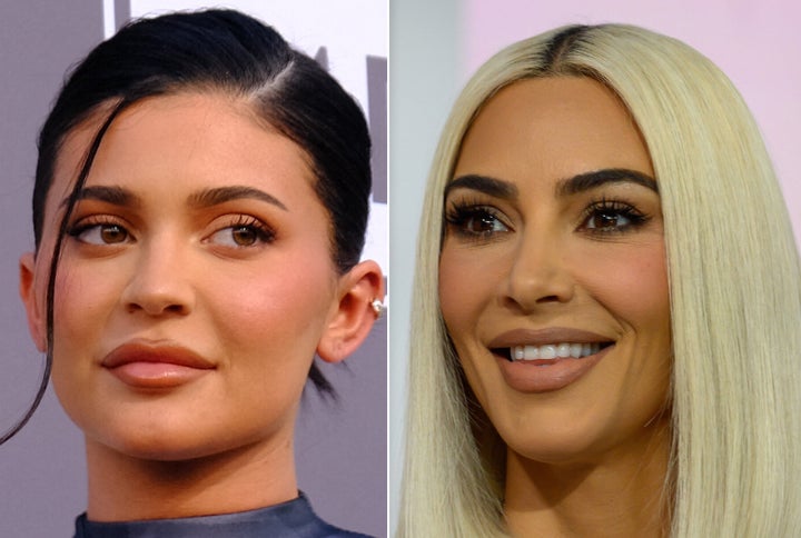 Kylie Jenner (left) and Kim Kardashian (right) are among a number of celebrities who have been critical about changes to Instagram.