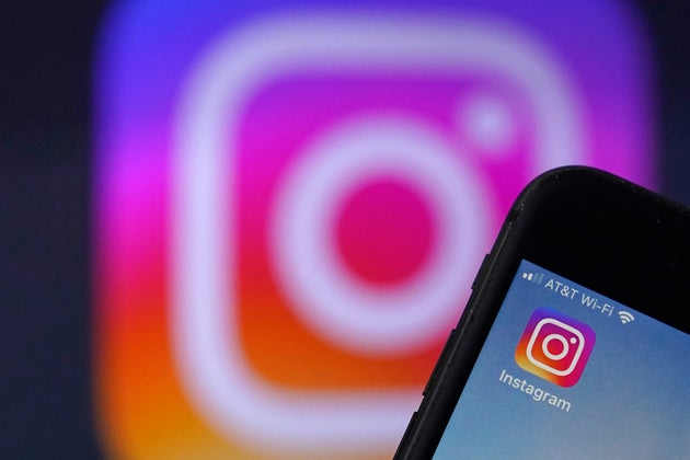 An Instagram logo is shown on an iPhone screen, Friday, Feb. 5, 2021, in Derry, N.H. (AP Photo/Charles Krupa)