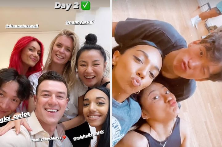 Strictly Come Dancing's pro dancers are back rehearsing for the show