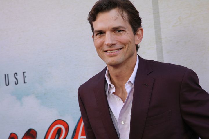 Kutcher attends the Los Angeles Premiere of "Vengeance" on July 25 in Los Angeles.