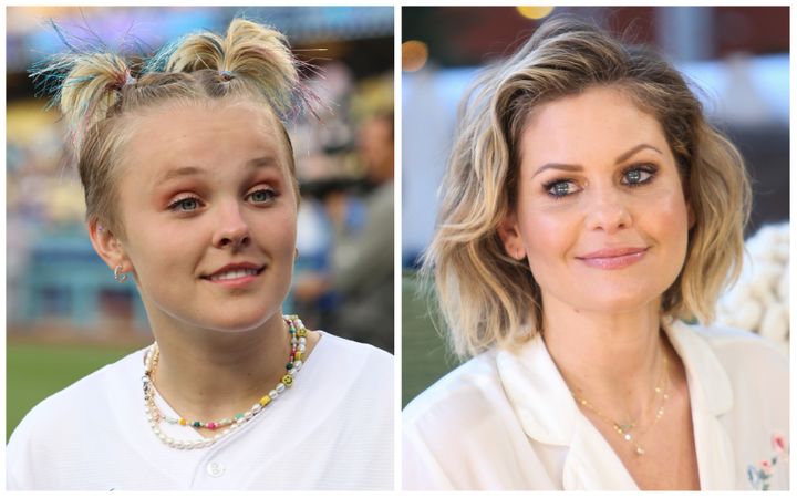 A TikTok by JoJo Siwa (left) led Candace Cameron Bure to call the star and apologize.