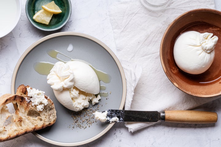 Burrata should be used while it's fresh.