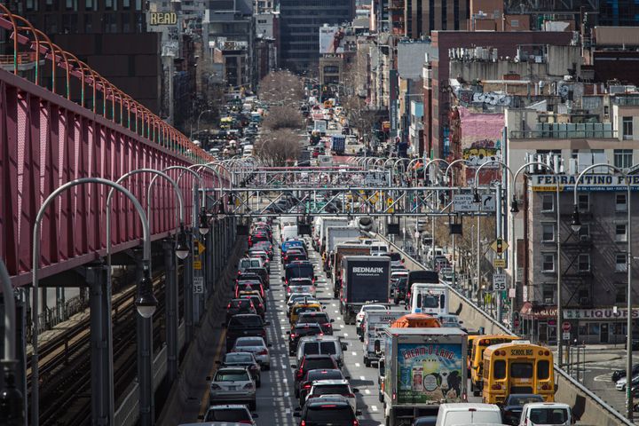 New York is inching toward becoming the first U.S. city to charge motorists an extra fee for entering its most congested areas. (AP Photo/Mary Altaffer, File)