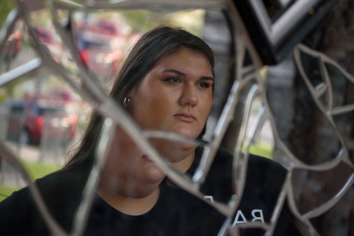 Abortion rights activist Olivia Julianna poses raised more than $460,000 for abortion access after Rep. <a href="https://www.huffpost.com/topic/matt-gaetz" target="_blank" role="link" class=" js-entry-link cet-internal-link" data-vars-item-name="Matt Gaetz" data-vars-item-type="text" data-vars-unit-name="62e20d68e4b09d14dc3f6410" data-vars-unit-type="buzz_body" data-vars-target-content-id="https://www.huffpost.com/topic/matt-gaetz" data-vars-target-content-type="feed" data-vars-type="web_internal_link" data-vars-subunit-name="article_body" data-vars-subunit-type="component" data-vars-position-in-subunit="2">Matt Gaetz</a> (R-Fla.) publicly targeted her over her appearance.