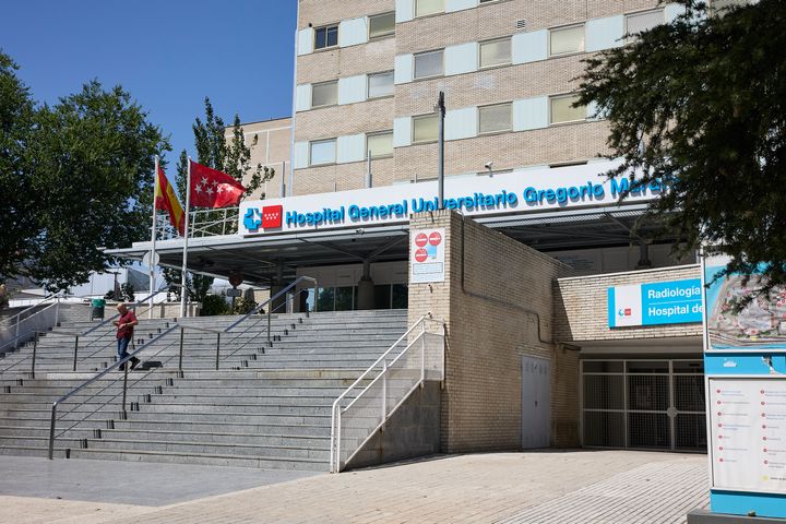 Fachada del Hospital General Universitario Gregorio Marañón, el 24 de julio de 2022, en Madrid.