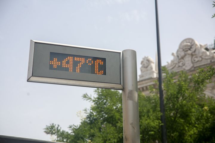 Un termómetro en Madrid marca 47ºC hace unos días