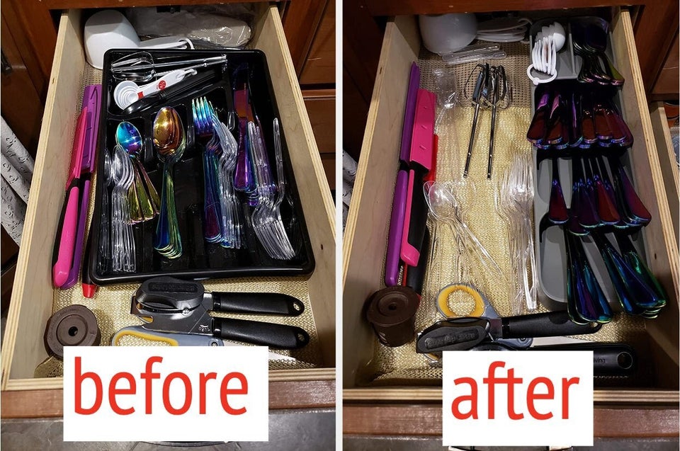 A bestselling cutlery organizer