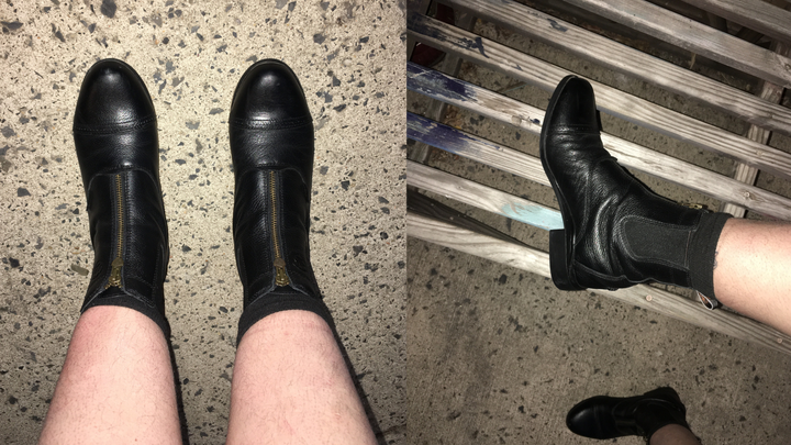 My shiny new pair of <a href="https://go.skimresources.com/?id=38395X987171&xs=1&xcust=ariatboots-griffinwynne-07282022-62e2bf92e4b006483a9b7807&url=https%3A%2F%2Fwww.ariat.com%2FHRTG_IV_ZIP_W_FOO.html%3Fdwvar_HRTG__IV__ZIP__W__FOO_color%3DBLACK%26dwvar_HRTG__IV__ZIP__W__FOO_width%3DB_Medium" target="_blank" role="link" rel="sponsored" class=" js-entry-link cet-external-link" data-vars-item-name="Arait Paddock Breeze boots" data-vars-item-type="text" data-vars-unit-name="62e2bf92e4b006483a9b7807" data-vars-unit-type="buzz_body" data-vars-target-content-id="https://go.skimresources.com/?id=38395X987171&xs=1&xcust=ariatboots-griffinwynne-07282022-62e2bf92e4b006483a9b7807&url=https%3A%2F%2Fwww.ariat.com%2FHRTG_IV_ZIP_W_FOO.html%3Fdwvar_HRTG__IV__ZIP__W__FOO_color%3DBLACK%26dwvar_HRTG__IV__ZIP__W__FOO_width%3DB_Medium" data-vars-target-content-type="url" data-vars-type="web_external_link" data-vars-subunit-name="article_body" data-vars-subunit-type="component" data-vars-position-in-subunit="6">Arait Paddock Breeze boots</a>.