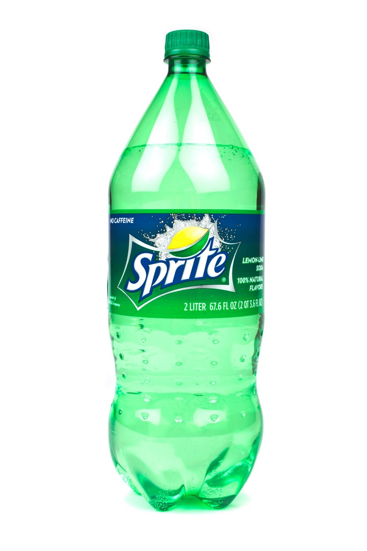 Pomona, CA, USA - July 27, 2011: Sprite 2 liter bottle on an isolated background.