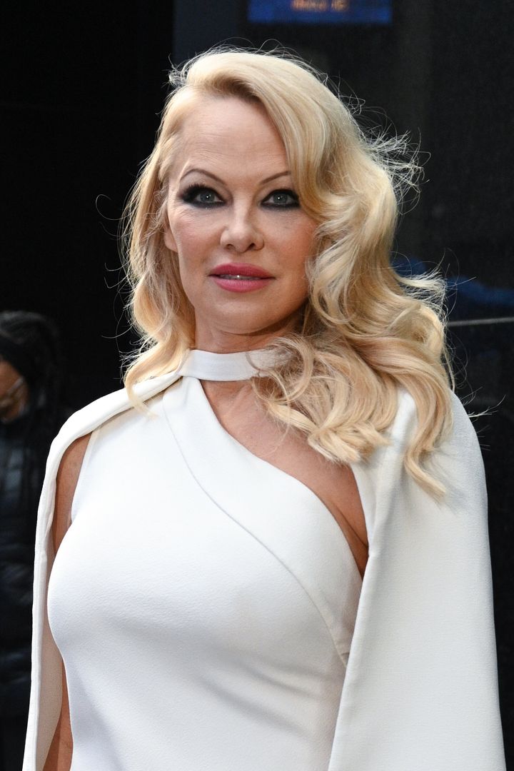 Pamela Anderson pictured earlier this year