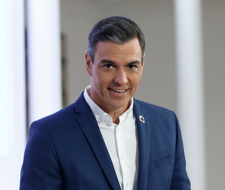 El presidente del Gobierno, Pedro Sánchez, en el tradicional balance del curso político antes del parón de las vacaciones este viernes.