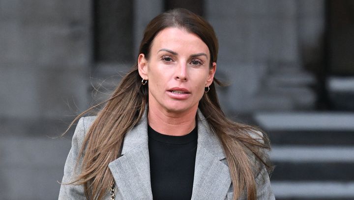 Coleen Rooney leaving court earlier this year