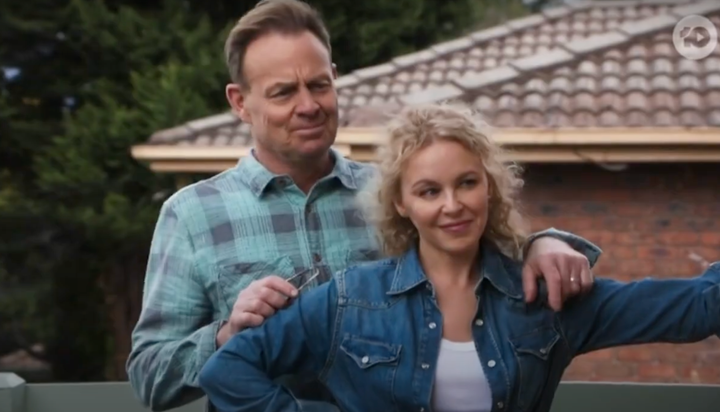 Jason Donovan and Kylie Minogue returned to Neighbours for the finale