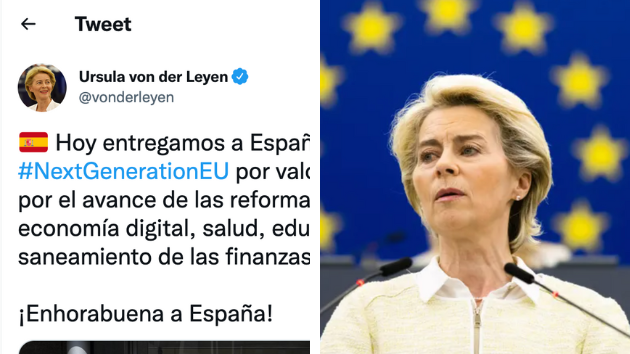 Tuit de Von der Leyen.