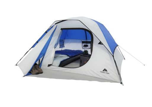 A four-person dome tent