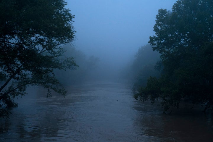 The North Fork of the Kentucky River remains high, but the waters have receded from record levels on July 30.