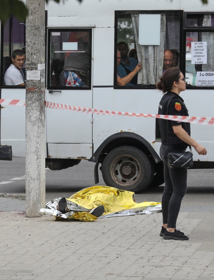 Εικόνες από τον βομβαρδισμό του Μικολάιβ