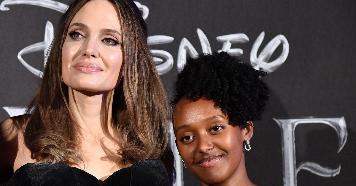 Angelina Jolie In Rome With Vivienne, Zahara & Salma Hayek: Photos