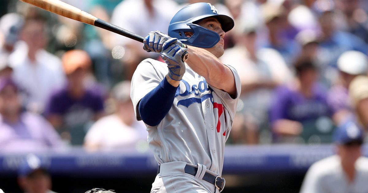 Dodger James Outman Hits Home Run In First MLB At-Bat, Family Goes