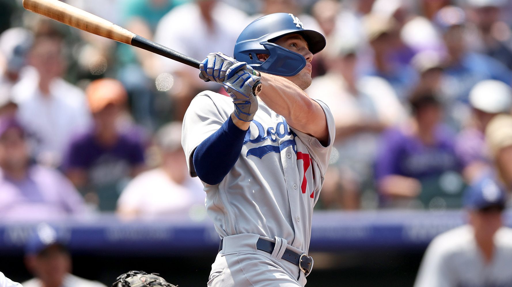 Dodger James Outman Hits Home Run In First MLB At-Bat, Family Goes Delightfully Bonkers