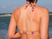 Nice strap marks : - )  Tan lines, Broad spectrum sunscreen, Tan