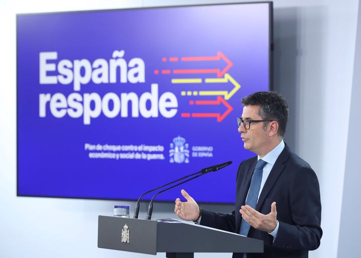 Félix Bolaños comparece en La Moncloa