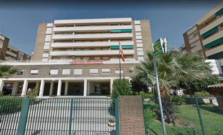 El cuartel de la Guardia Civil de Castellón.
