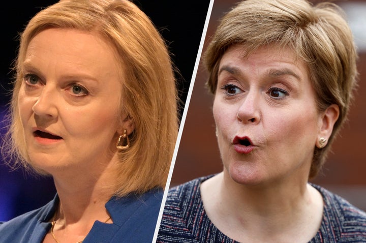 Liz Truss and Nicola Sturgeon 