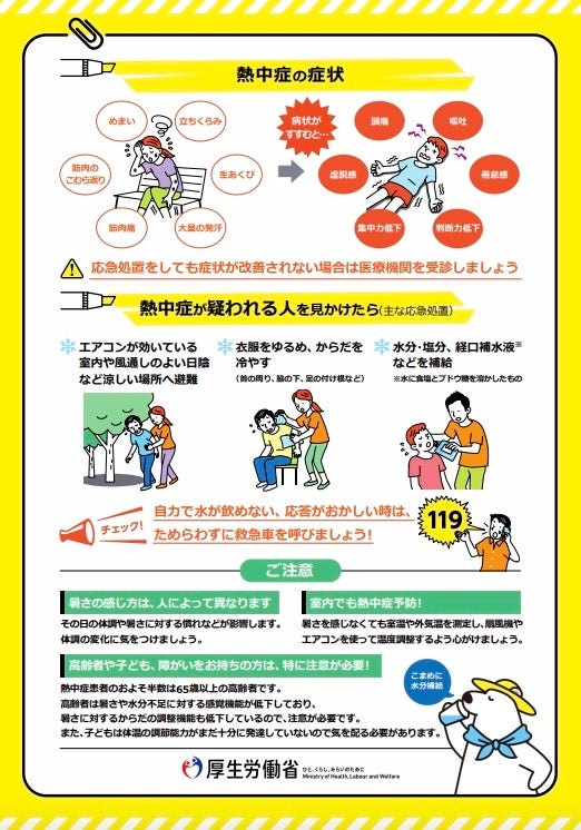 熱中症の症状