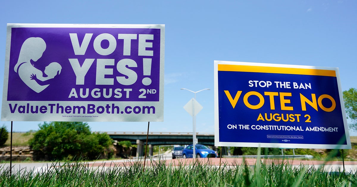 Kansas Is First State To Vote On Abortion Since Supreme Court Overturned Roe