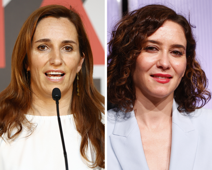 Mónica García e Isabel Díaz Ayuso.