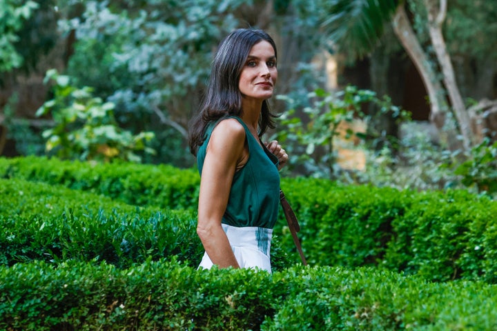La reina Letizia, este lunes.