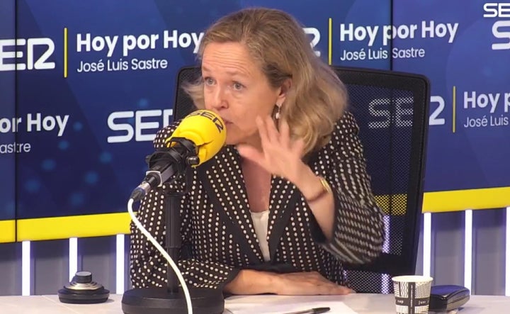 Nadia Calviño en la Cadena Ser.
