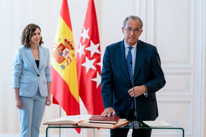 El vicepresidente de la Comunidad de Madrid, Enrique Ossorio, en una imagen de archivo.