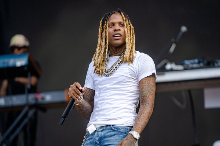 Lollapalooza pyrotechnics blasted smoke directly into Lil Durk's eye on Saturday.