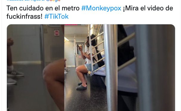 Uno de los tuits en los que se acusaba a la joven.