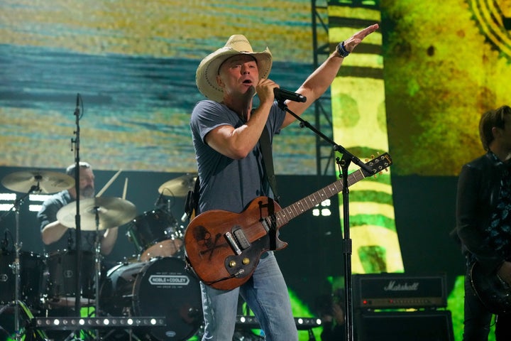 Chesney performs at the 2022 CMT Music Awards at Nashville Municipal Auditorium on April 11 in Nashville, Tennessee.