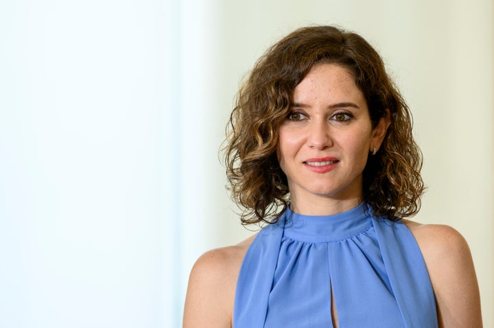 Isabel Díaz Ayuso, el pasado 1 de julio, en un acto de homenaje al chef José Andrés, en Madrid.