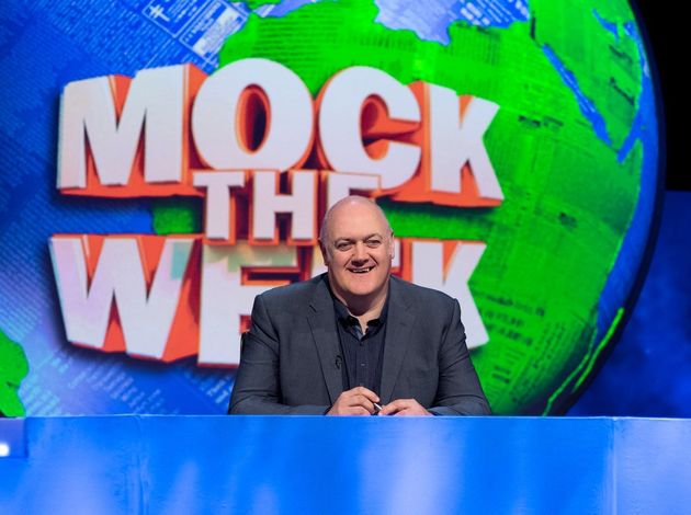 Dara O'Briain on the set of Mock The Week