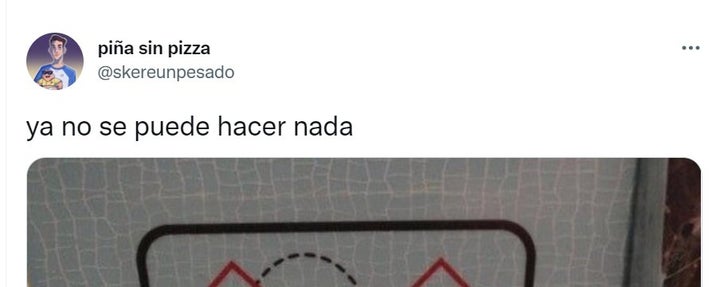El cartel visto en un baño.