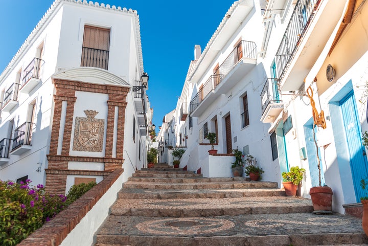 Cuesta del Apero en Frigiliana, Málaga.