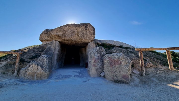 Dolmen de Menga en Antequera, Málaga.