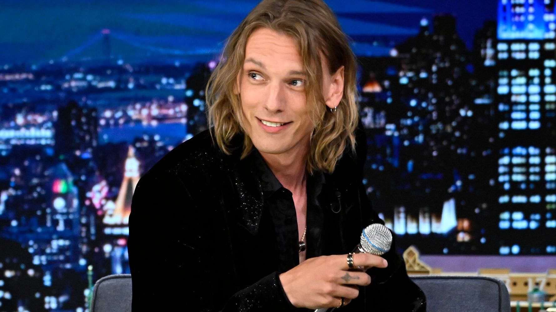 ‘Stranger Issues’ Actor Jamie Campbell Bower Reads Lizzo Lyrics In Vecna Voice On ‘Fallon’