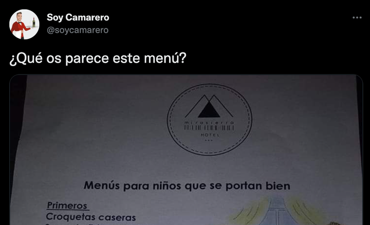 Captura de un tuit.