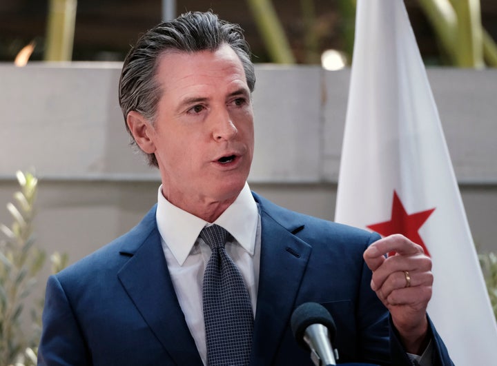 California Gov. Gavin Newsom is urging Hollywood to avoid filming in anti-abortion states “that rule with hatred.”