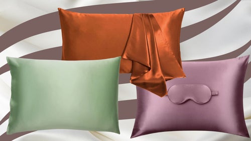Get a luxurious and friction-free night's sleep with this envelope-closure pillowcase from Brooklinen, a highly rated case made from natural silk and a 22-momme pillowcase with matching silk eye mask.