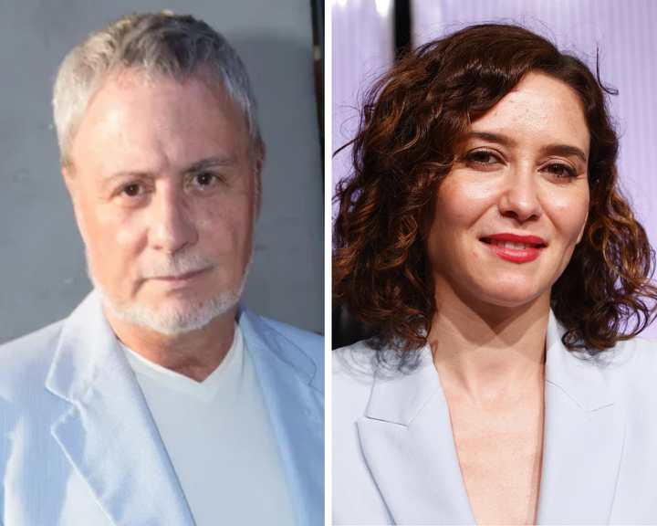 El actor Joaquín Kremel e Isabel Díaz Ayuso.