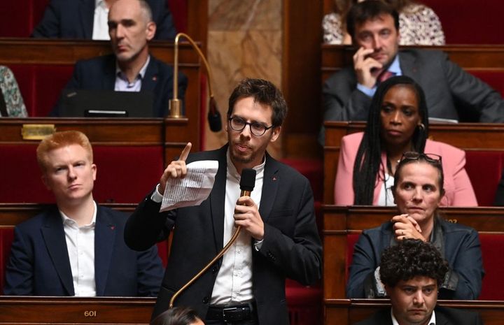 Disputados del grupo Francia Insumisa el pasado 2 de agosto en el Parlamento.