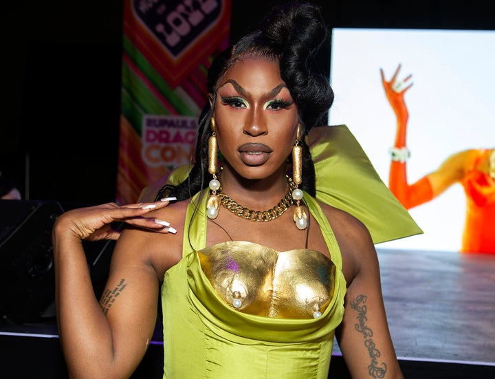 Shea Couleé attends RuPaul's Los Angeles DragCon in May 2022.