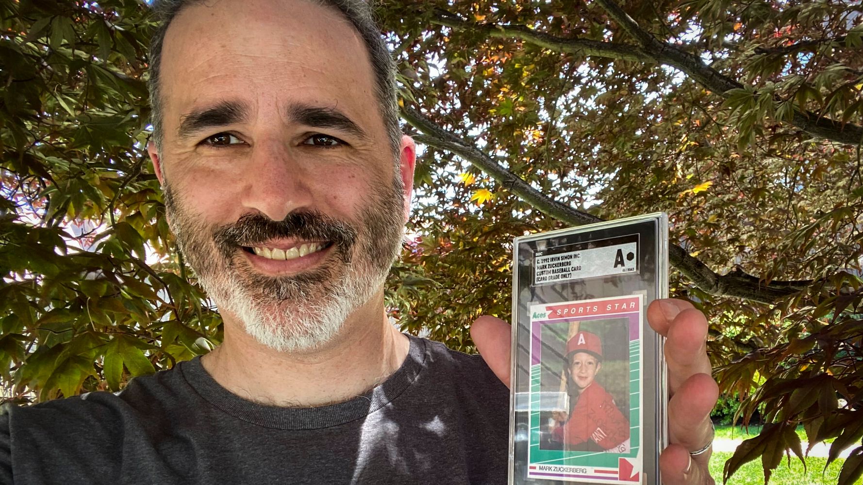 Camp counselor sells baseball card signed by former camper Mark Zuckerberg